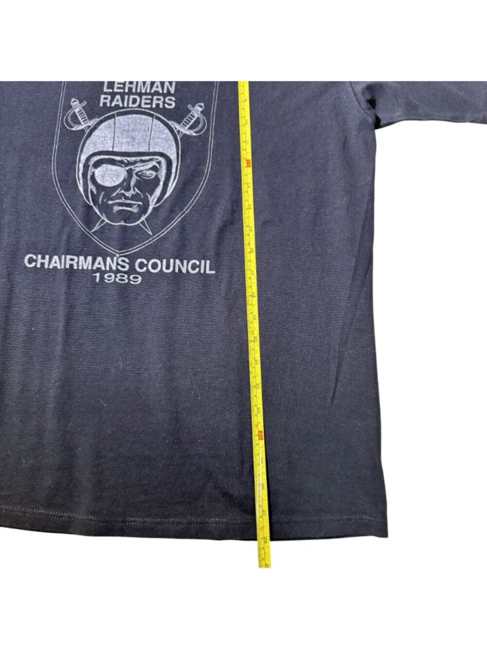 Vintage 1989 Lehman Raiders Chairman’s Council Graphic T Shirt USA Made XL - Picture 9 of 9
